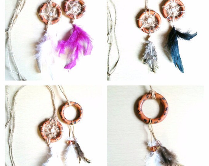 Festival dreamcatcher necklace/dreamcatcher necklace/long necklace/ black feather dreamcatcher/ boho dreamcatcher/boho necklace/burned wood