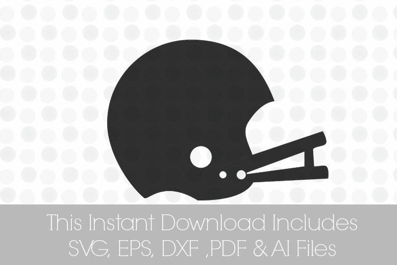 Football Helmet Svg svg football SVG Pdf DXF EPS Ai