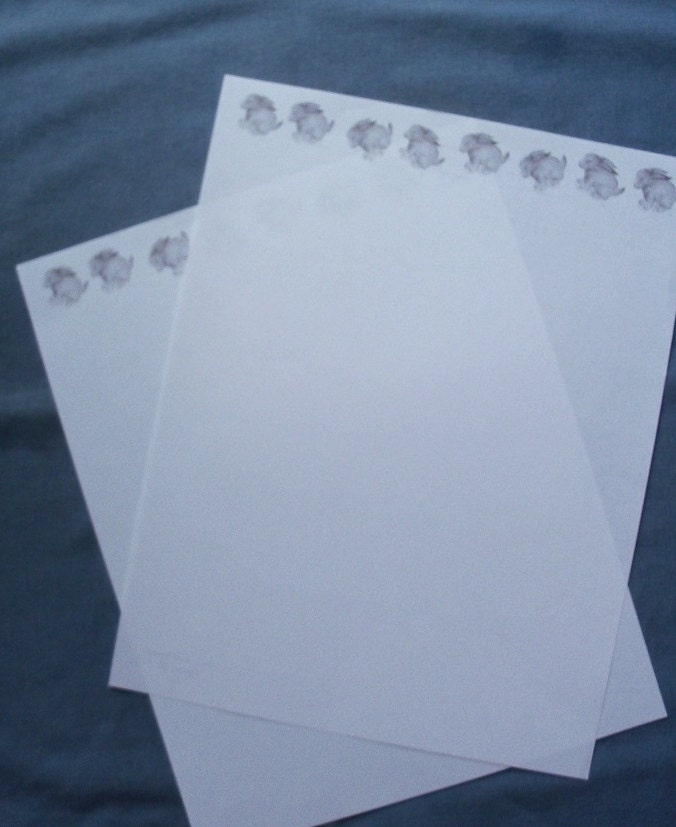 Stationery Letter Sheets 20 Piece Hopping By LoraArtandStationery