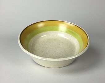 Small Ceramic Pottery Bowl by Premiere Durastone from the 1970's