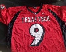 custom texas tech football jersey