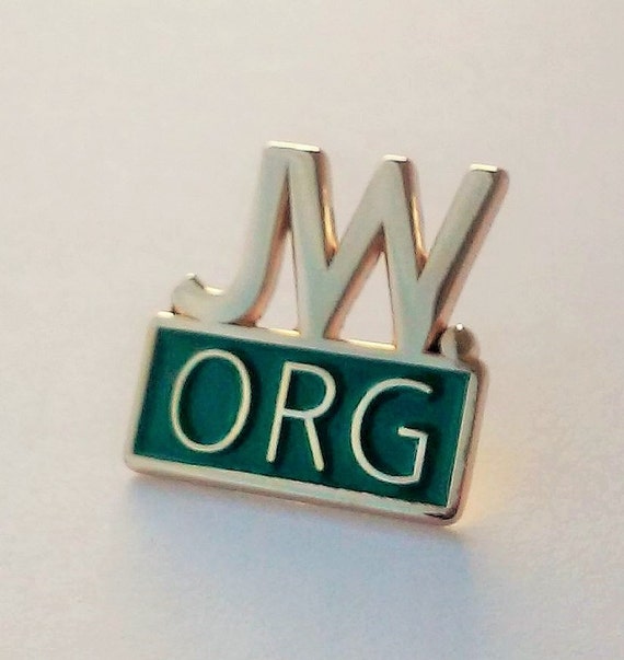 JW.org pin for Jehovah's Witnesses green and by ElectricKittyCove