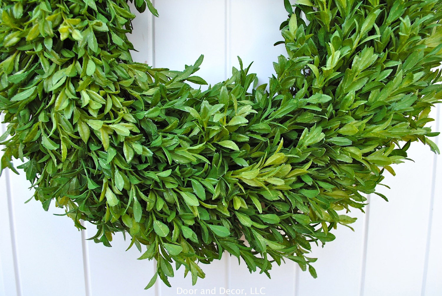 Faux Boxwood wreathMagnolia Farmsboxwood by DoorandDecor on Etsy