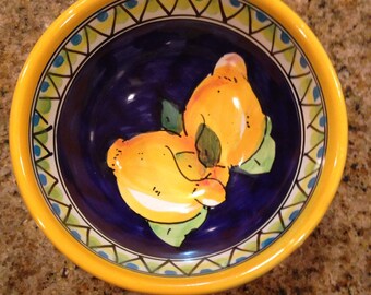 Small Talevera Painted Bowl