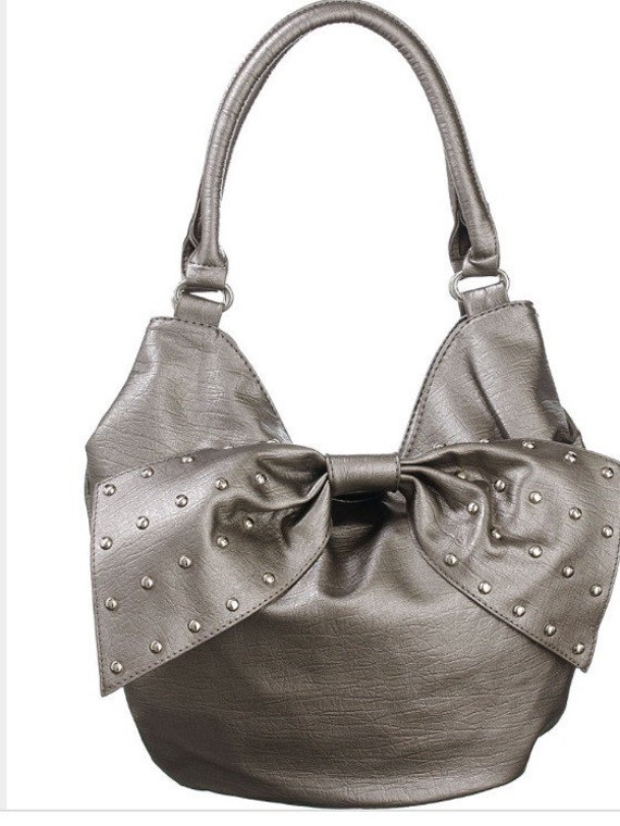 Beautiful Slouchy Pewter HOBO Bag Silver by RKCreativeImpression