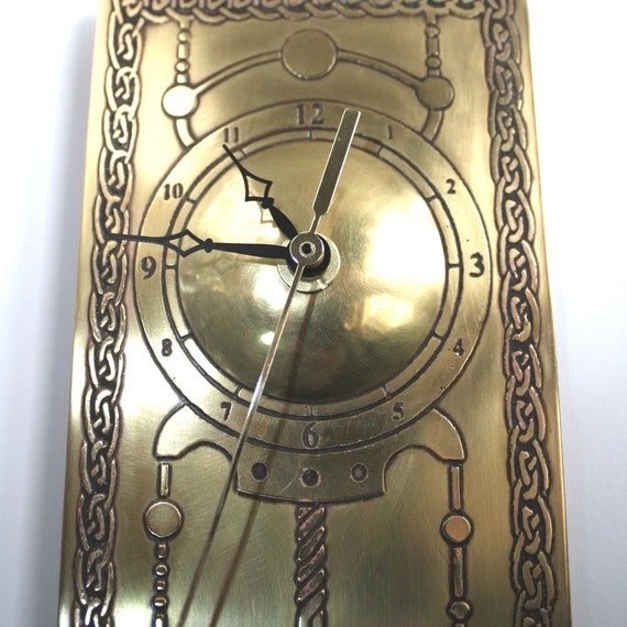Celtic Steampunk clock Handmade Irish Irish gift Celtic