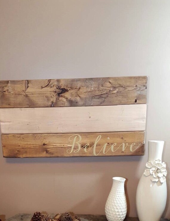 Wood sign Reclaimed wood Wood wall art Wooden signs Pallet