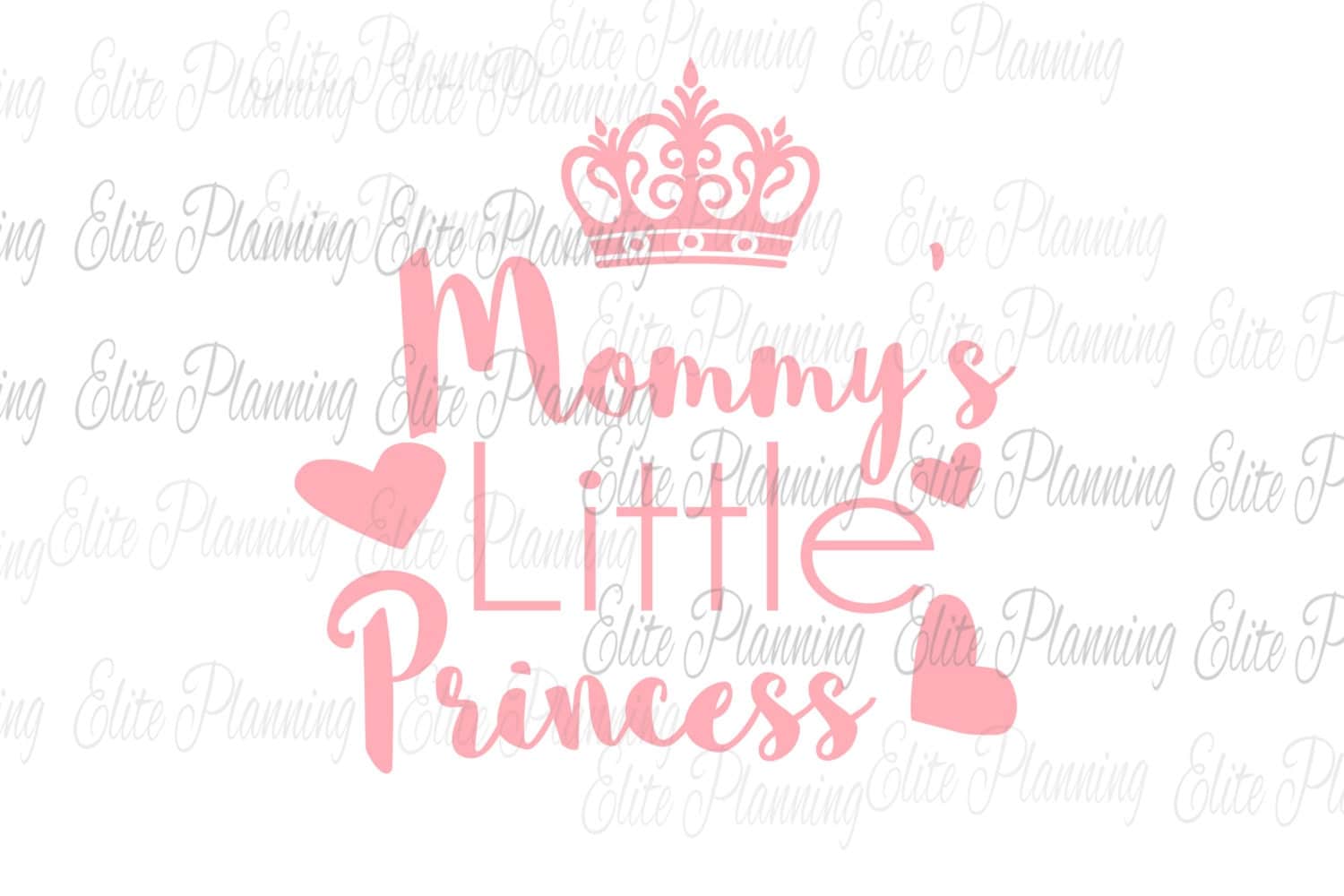 Mommys Little Princess Princess Svg Vector Cutting File Eps Jpeg