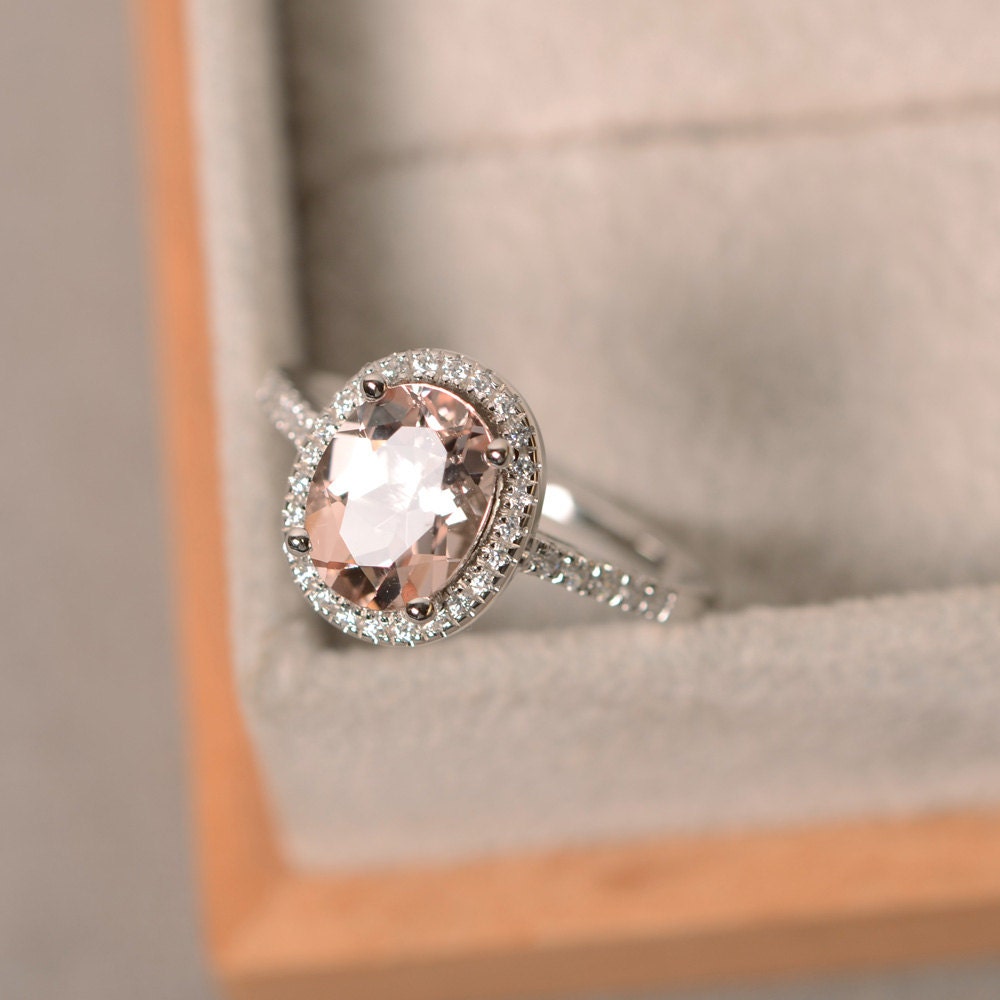 Morganite And Silver Ring Morganite And Silver Ring