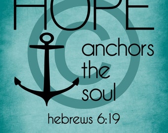 Hebrews 6 19 decal | Etsy