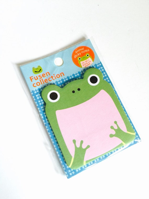 Items similar to Frog Sticky Note on Etsy