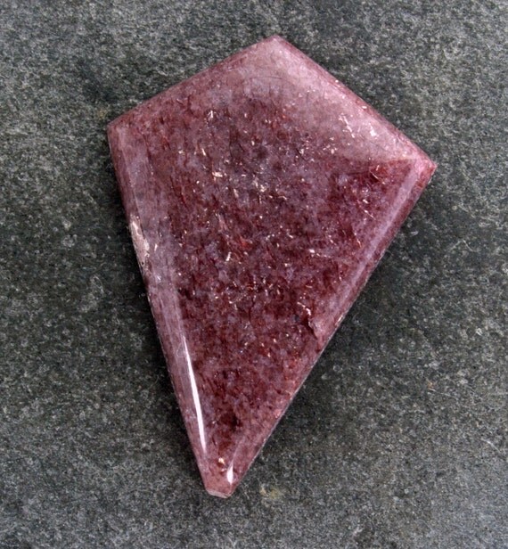 Raspberry Quartz Designer Cabochon Shimmering Raspberry Pink