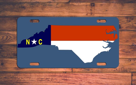 North Carolina License Plate North Carolina Car Tag Custom