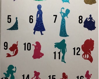 4 Magic band decals!!