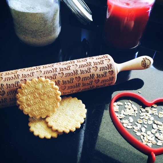 best mom quote wooden rolling pin
