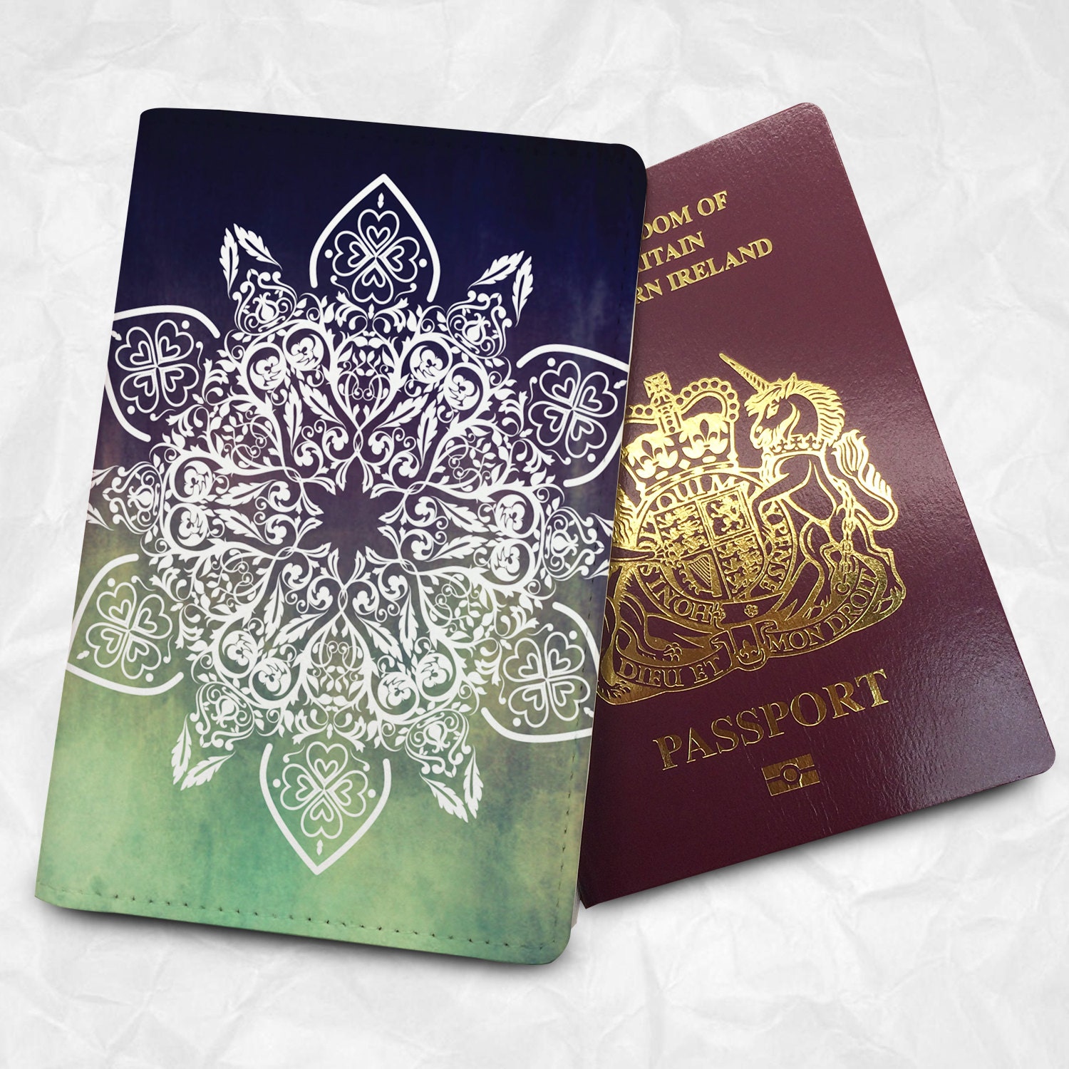 Personalised Custom Name Passport Cover Passport Holder with