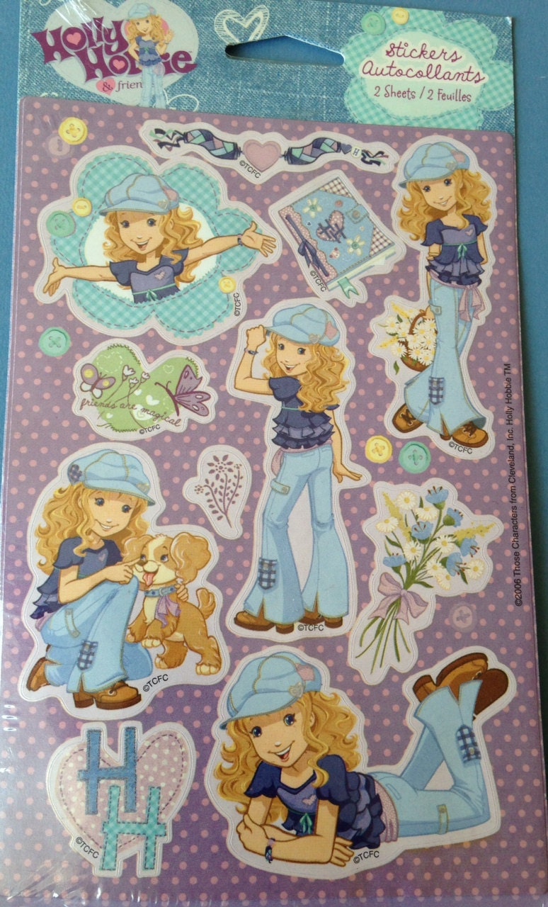 Holly Hobby and friends stickers by GrandmaElliesAttic on Etsy