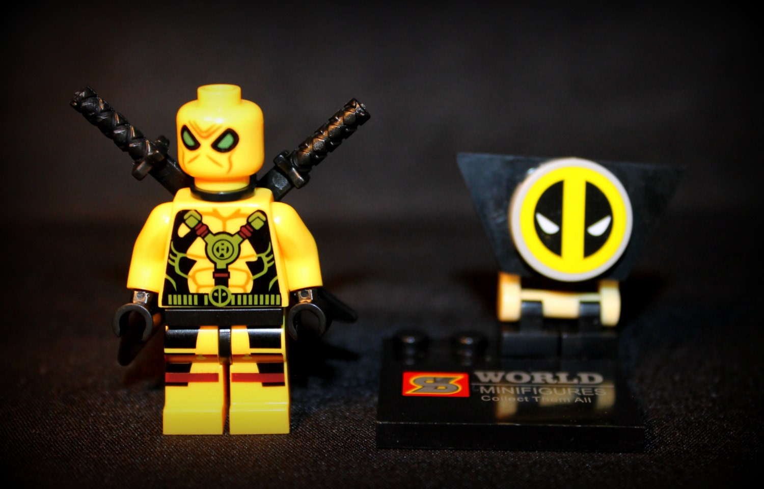 yellow deadpool lego