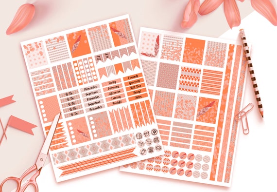 Planner Sticker Templates Commercial Use Blank Diy Sticker Templates Ec Life Planner Digital Erin Condren Planner Stickers Template