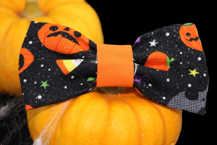 Halloween Dog Bow Tie Halloween Dog Costume by BourneWildPetWear