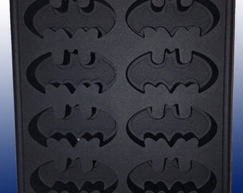 Black Batman Silicone Mold, Chocolate Mold, Ice cube Mold, Soap Mold, Resin Mold, Craft Supply