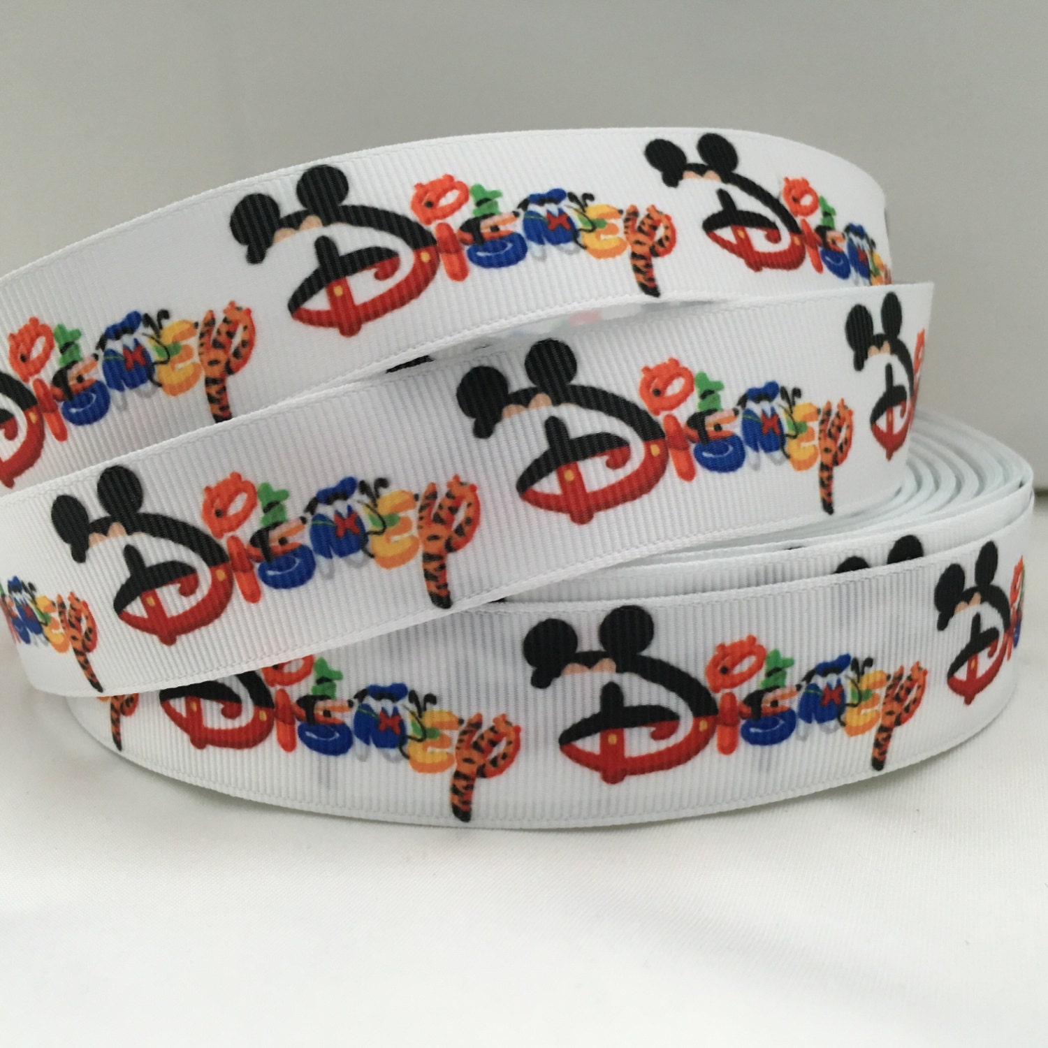 5 YDS Disney Word Ribbon Disney Logo