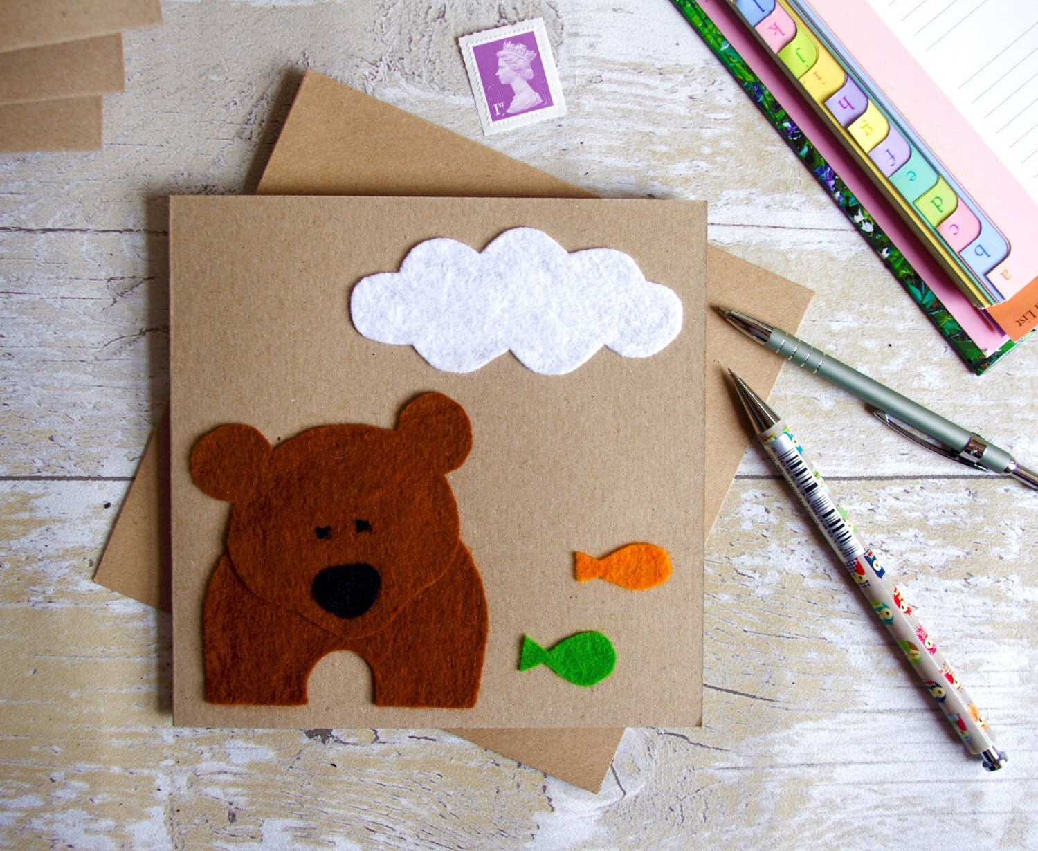 smart toy bear cards