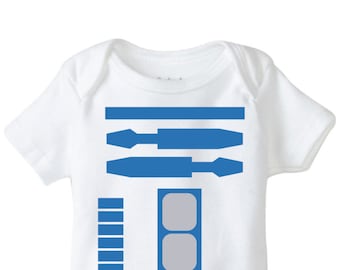 R2D2 Onesie Beanie Design Combo, SVG, EPS, DXF Vector files for use with Cricut or Silhouette Vinyl Cutting Machines