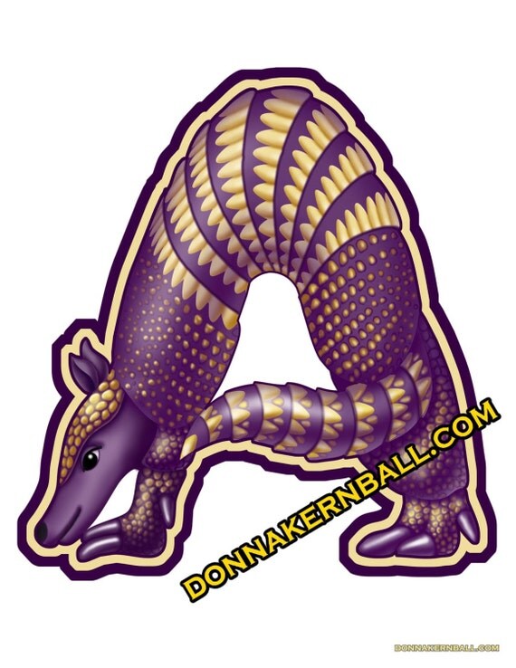 A is for Armadillo