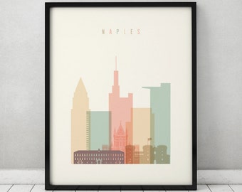  Naples  skyline Etsy