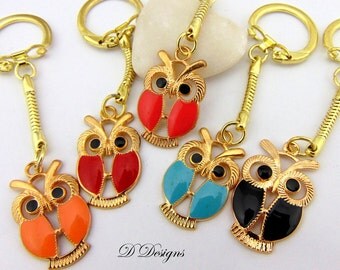 OWL SHAPED - KEY RING main image 1