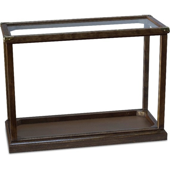 Wood frame display case