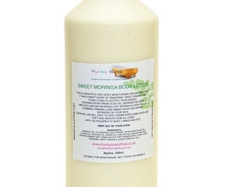 1 bottle Sweet Moringa Body Lotion, Natural healthy and Handmade, Approx 500g