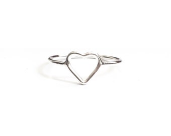 Buy one get one FREE SALE ! Sterling silver sweetheart heart ring SALE