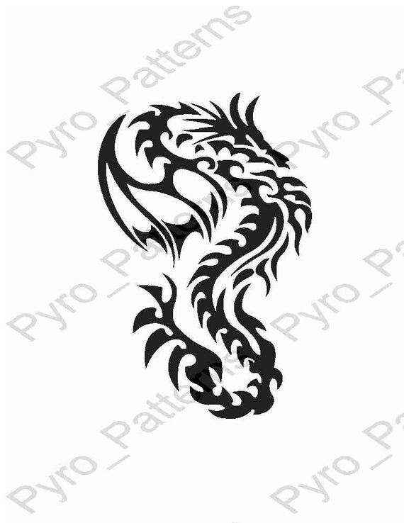 pyrography-wood-burning-chinese-dragon-pattern-printable