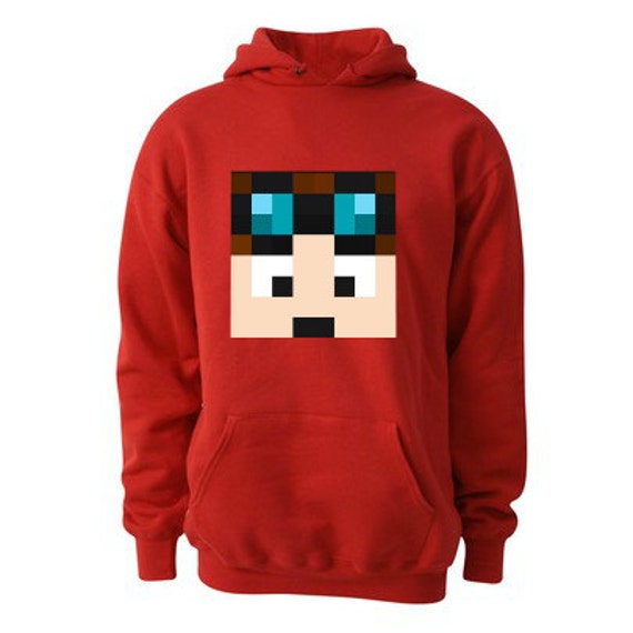 Kids   Adults Dantdm Hoody Hoodie Personalised By Pauls00prints