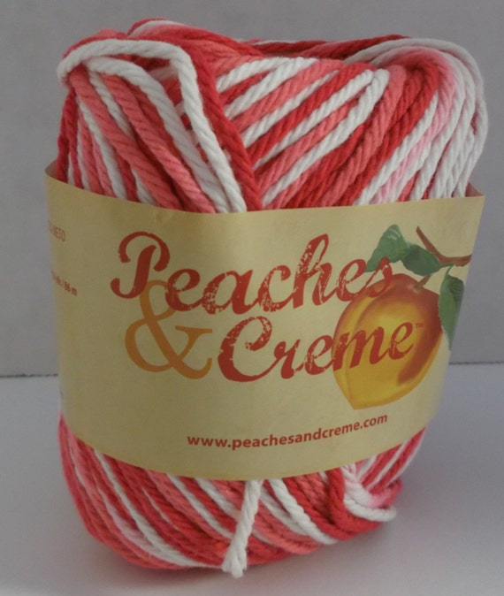 Peaches & Creme Cotton Variegated Yarn by InAroundOverAndOff