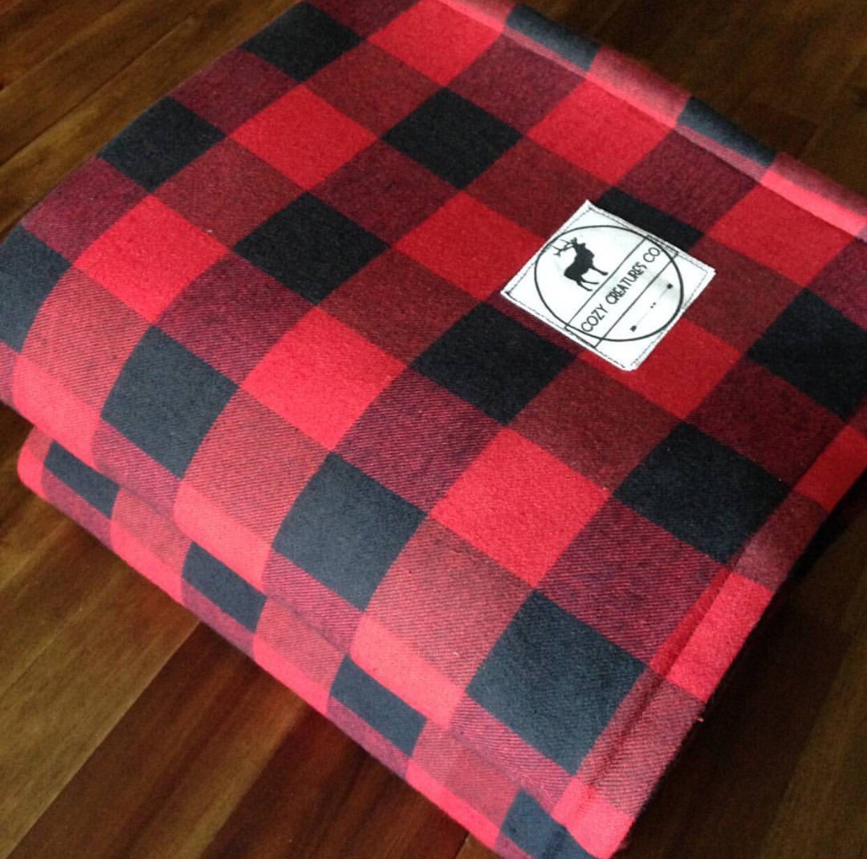 Black & Red Plaid Blanket