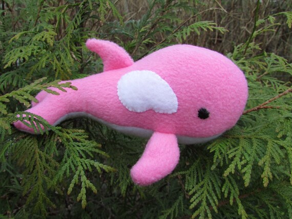 pink whale stuffed animal