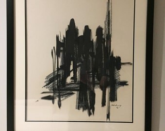 Modernist Abstract Painting by Artist John Klinkenberg