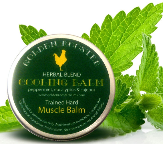 Cooling Balm Muscle Rub Muscle Balm Herbal Salve