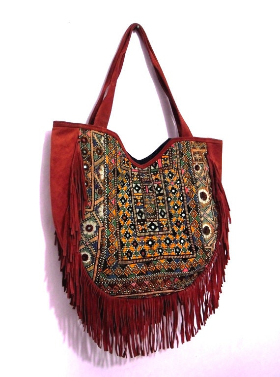 renushukla188 - Indian Bohemian Cotton Gypsy Banjara Suede Leather ...