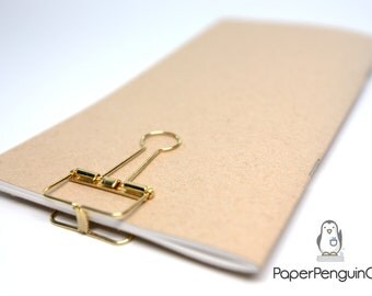 Midori Insert Kraft Brown Travelers Notebook Regular A5 Wide B6 Personal A6 Pocket Field Notes Passport Mini/Grid Dots Lined/Bullet Journal