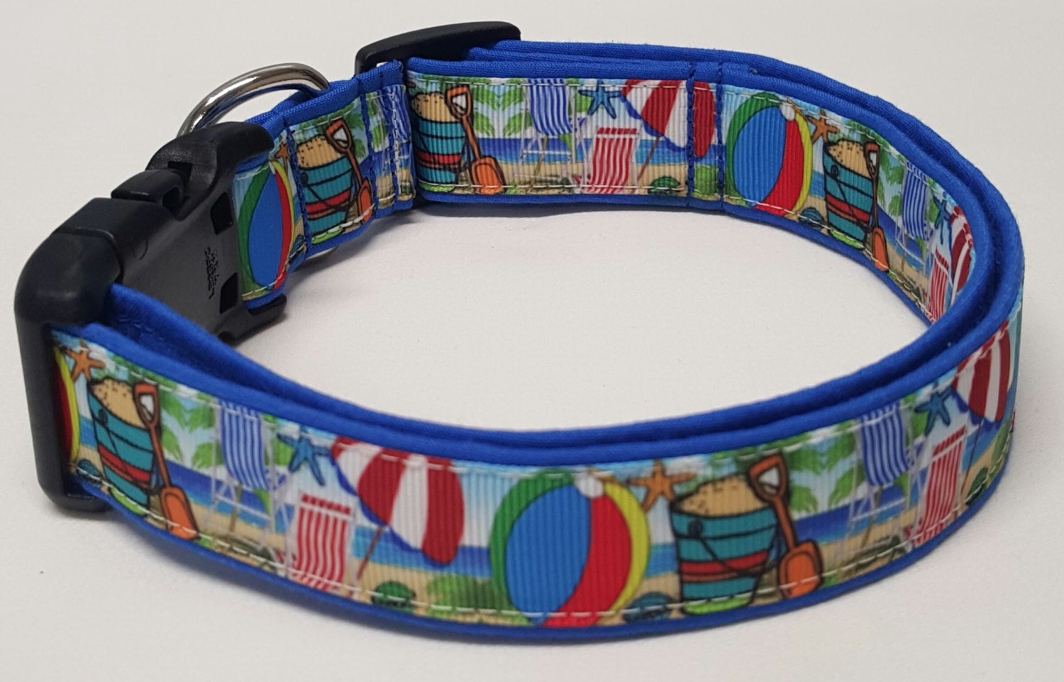 Dog Collar Life's a Beach beach dog collar beach