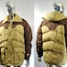 Goose Down Puffy Winter Coat. High Quality Camel Brand Vintage Puffer Jacket! Beige, Tan, Khaki Color Size Medium Winter, Ski, Snowboard