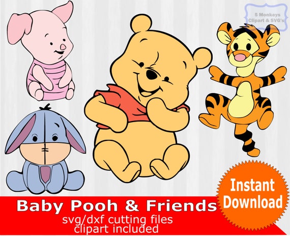 Free Free 197 Baby Pooh And Friends Svg SVG PNG EPS DXF File
