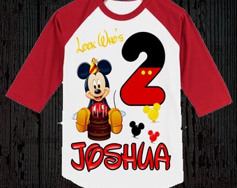 Mickey Mouse Birthday Shirt
