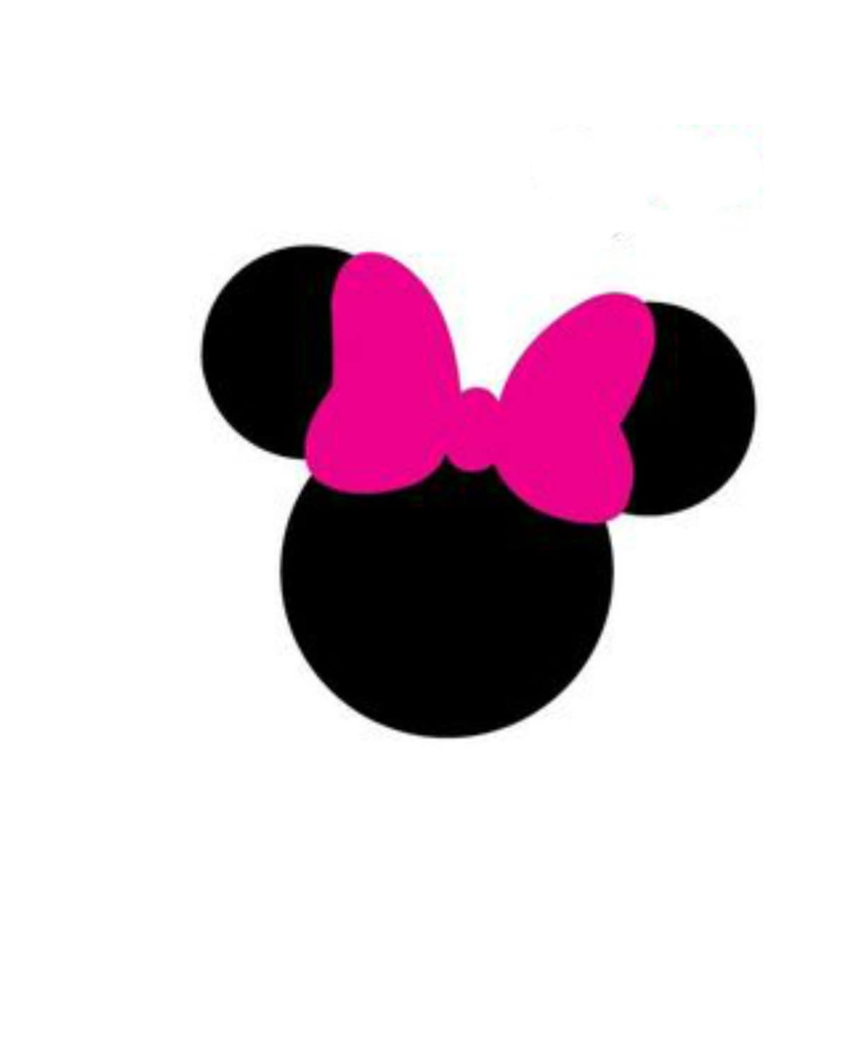 Minnie Mouse Head Silhouette Svg - 336+ SVG File for Cricut