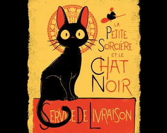 LADIES FIT "Service de Livraison" Kiki's Delivery Service T-shirt