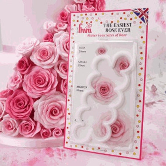 Easy Rose Cutter Fondant Rose Cutter